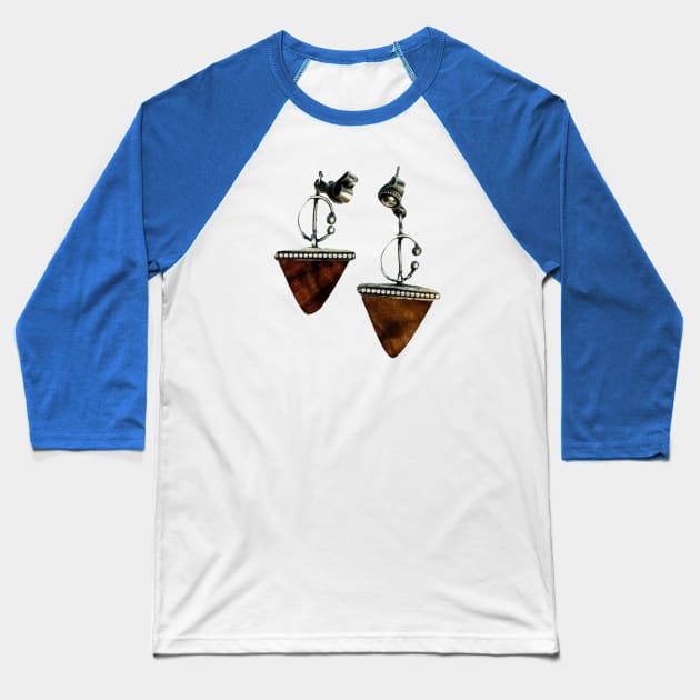 ornaments traditional on shirt teepublic Baseball T-Shirt by Arimasstore